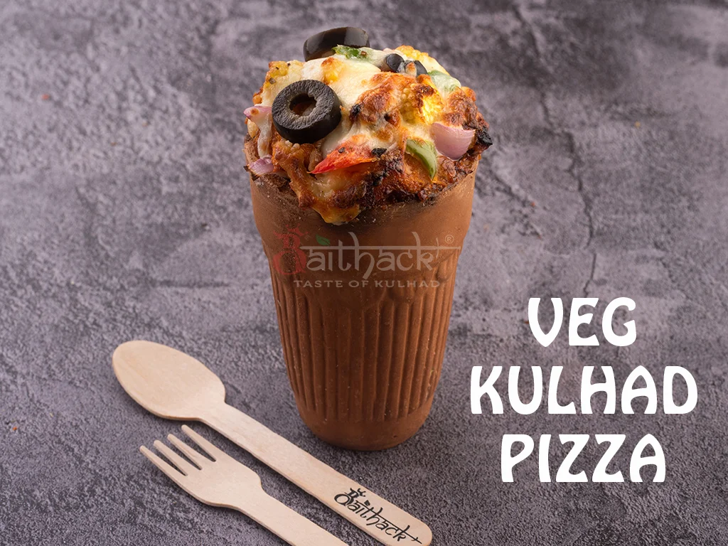 Veggie Kulhad Pizza
